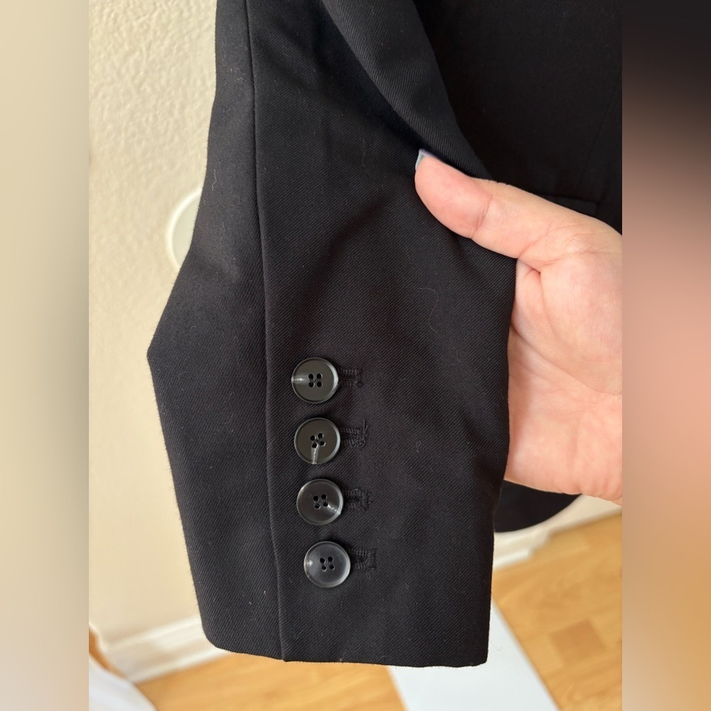 NWOT - Commense Leisure Relaxed Single Breasted Blazer in Black - Size XS - Picture 9 of 9